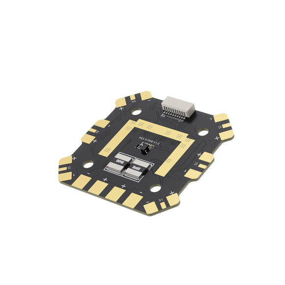 Platine de distribution d'alimentation GEPRC PDB Hexacopter pour drone FPV, prise en charge des tensions d'entrée LiPo 3-6S et des protocoles DShot 150/300/600