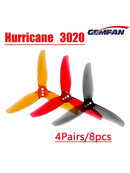 4Pairs Gemfan Hurricane 3020 3-Blade 3 Hole PC Propeller 1.5mm for RC FPV Racing Freestyle 3inch Toothpick Cinewhoop Ducted-6
