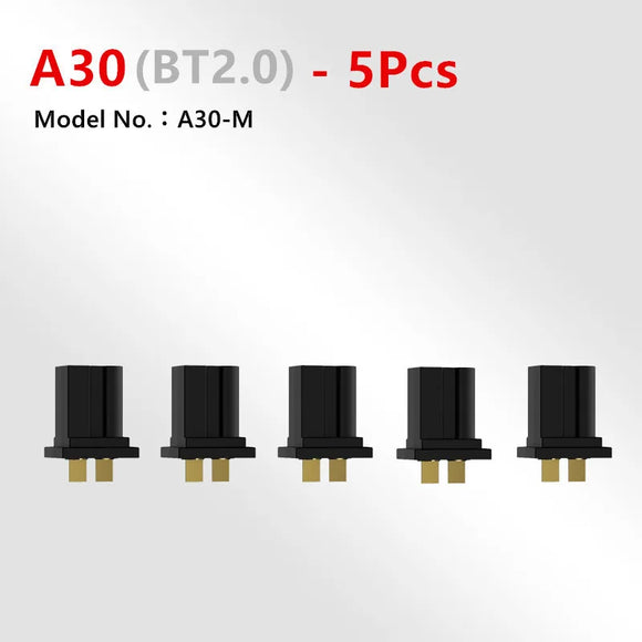 5PCS GNB A30/BT2.0 Connector Set - Male & Female Plug Adapter Cable for Mini FPV Drones